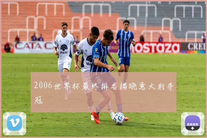 2006世界杯最终排名揭晓意大利夺冠