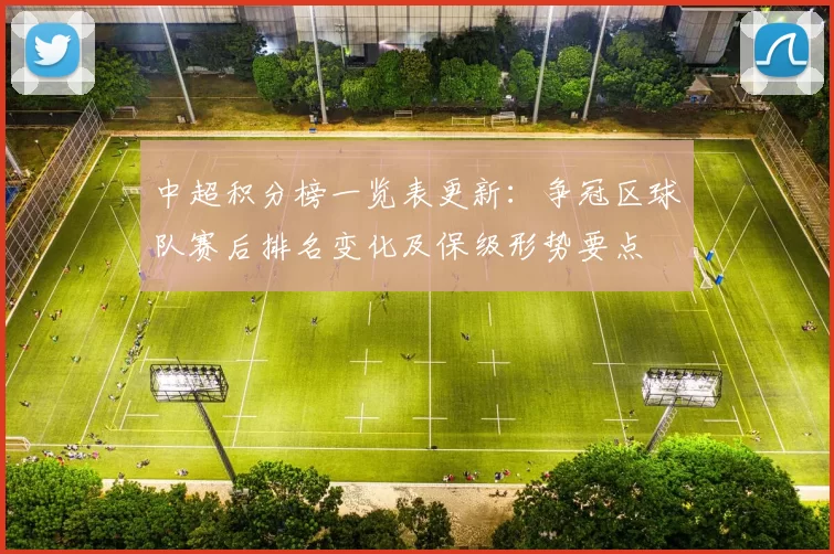 中超积分榜一览表更新：争冠区球队赛后排名变化及保级形势要点